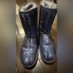 UGG Sparkling Sequin Ankle Boots